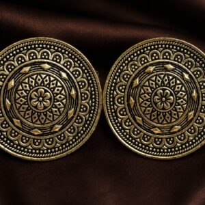 Designer Oxidized Gold Coin