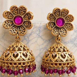 Floral Jhumka