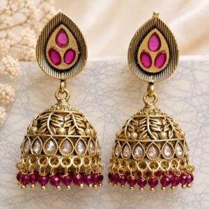Teardrop Jhumkas