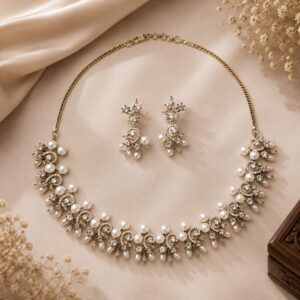 Pearl Vine Necklace Set