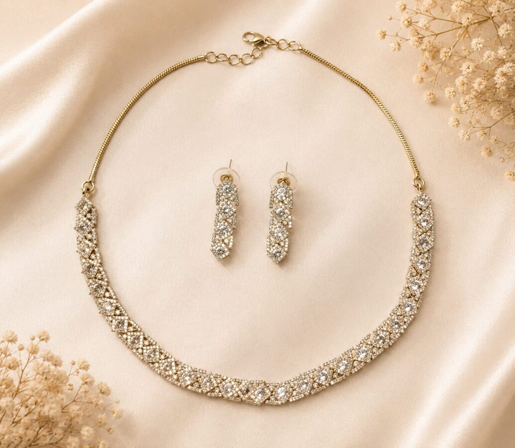 Diamond Trail Necklace Set