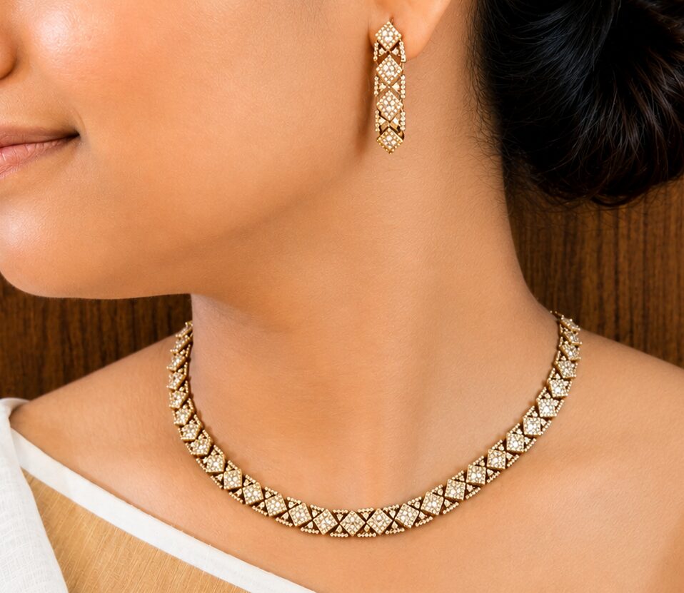 Diamond Trail Necklace Set - Image 2