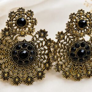 Gold Oxidized Wreath